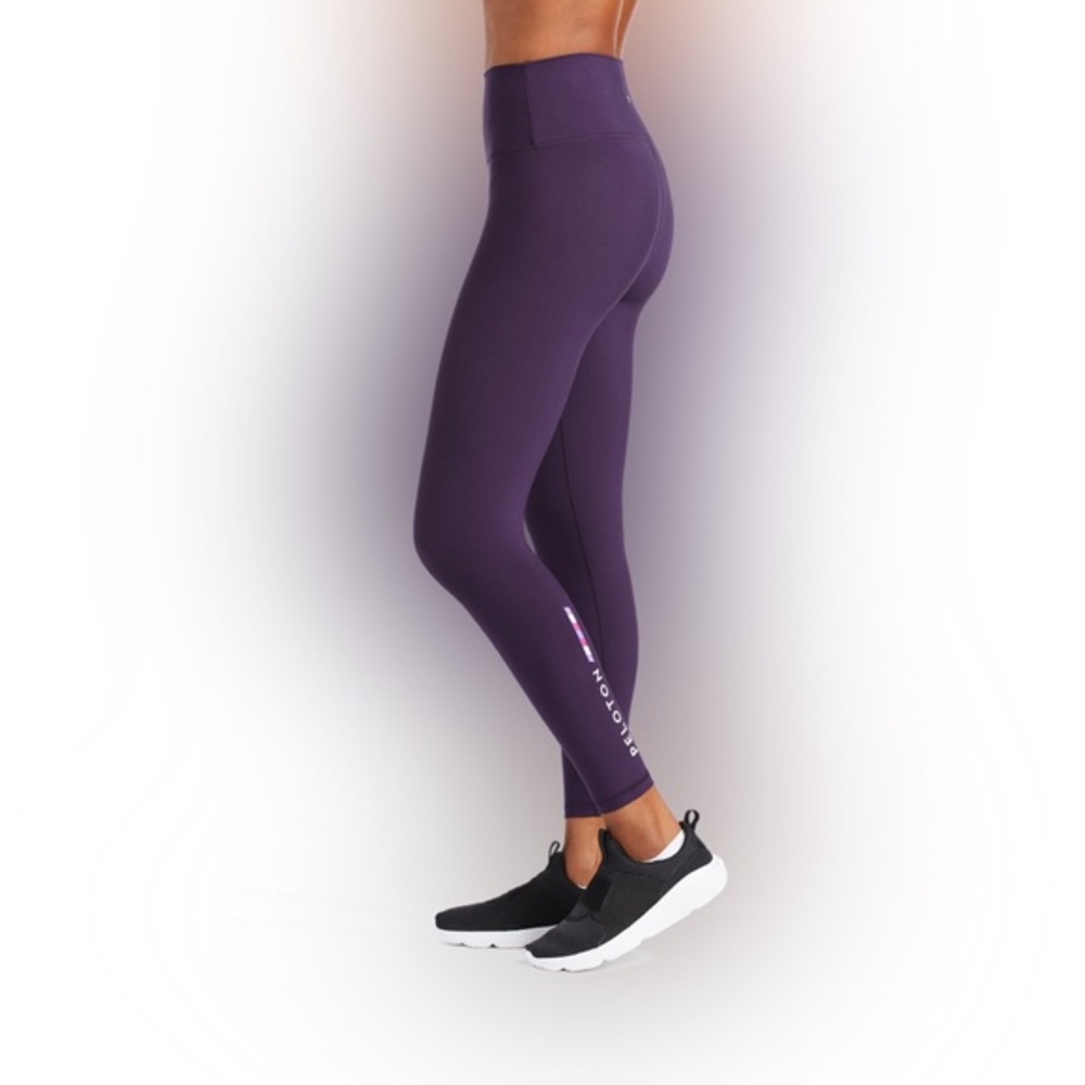 Peloton Cadent High-Rise Leggings XS Purple Activewear Athletic Cycling Yoga Gym